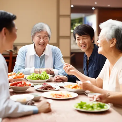 他们带祖父母出去吃了晚饭。