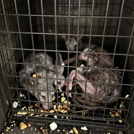 这些动物被关在骇人听闻的条件下。