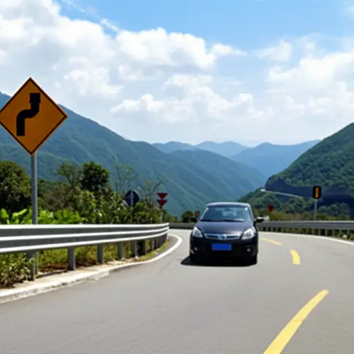 前面有一个急转弯，所以小心驾驶。