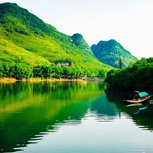 进入这个村庄的唯一方式是乘船。