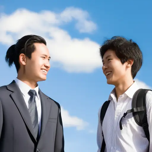 我们简短地聊了聊天气。