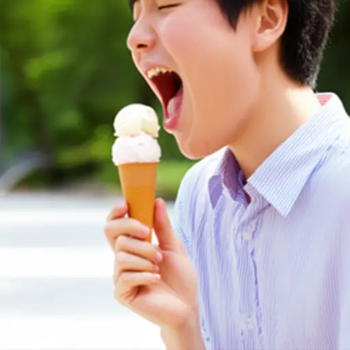 你喜欢冰淇淋吗？是的，非常喜欢。