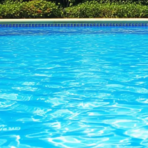 这个游泳池的水很干净。