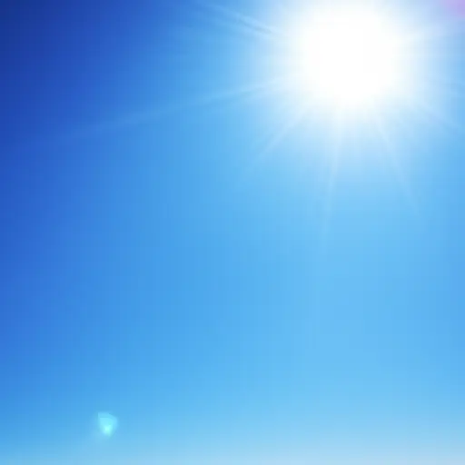 目前，幸运的是，天气晴朗阳光明媚。