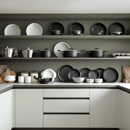 厨房里有足够的空间放你所有的锅碗瓢盆。