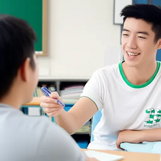 "我能借你的笔吗？" "当然可以！"