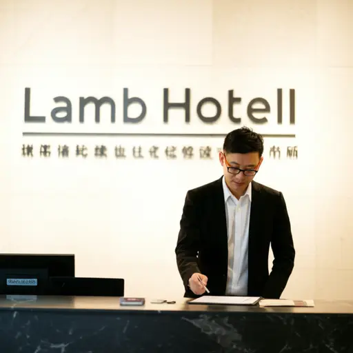 我在兰姆酒店预订了一间双人房。