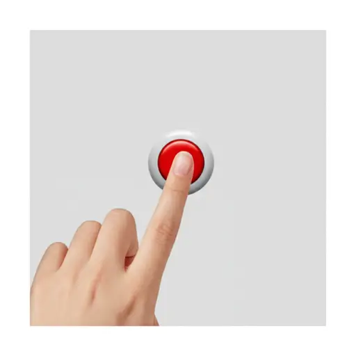 你必须按下这个按钮。