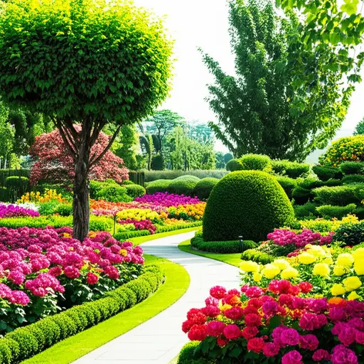 这些花园最近被恢复到了它们原来的辉煌。