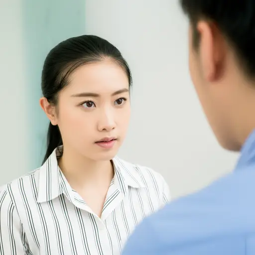 她一直不停地问我问题。