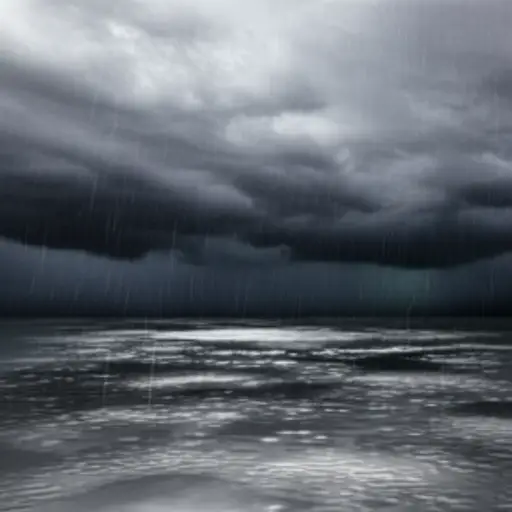 天气预报预测明天有大雨。