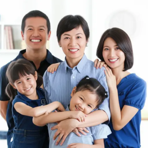 这些人是我的家人。