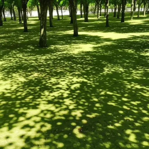 一阵微风在吹拂。