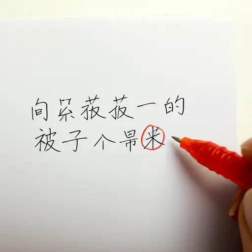 请在句子中圈出正确的单词。