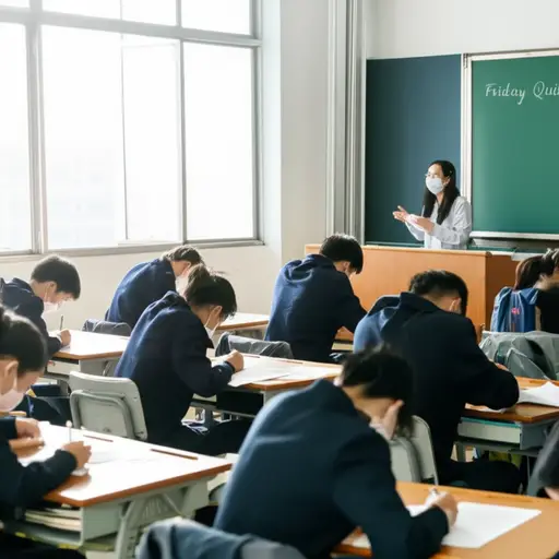 我们每周五都有一个关于当前学习内容的小测验。