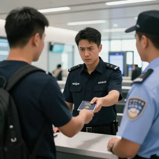 当局发现他使用假护照旅行。