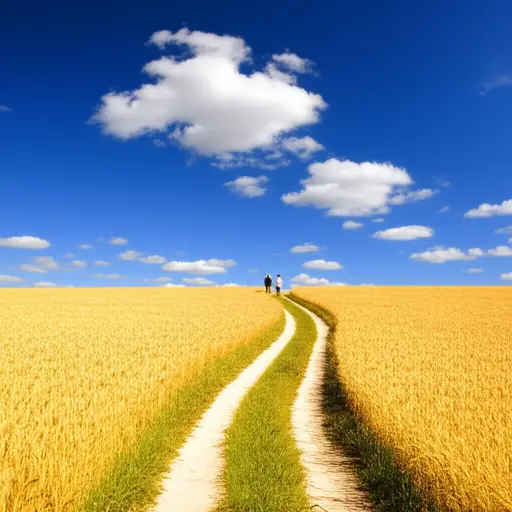 如果我们穿过这片田野，就能节省时间。