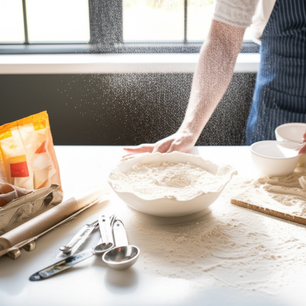 我们今晚会为聚会烤一个蛋糕。