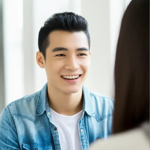 我试图控制自己，并开始有礼貌且友好地说话。