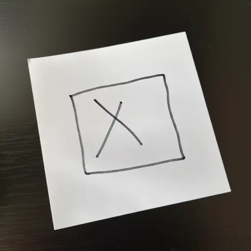 如果是错的，就在方框里画一个小叉。