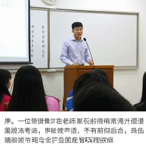 为了打破僵局，我们的老师以一个短笑话开始了课程。