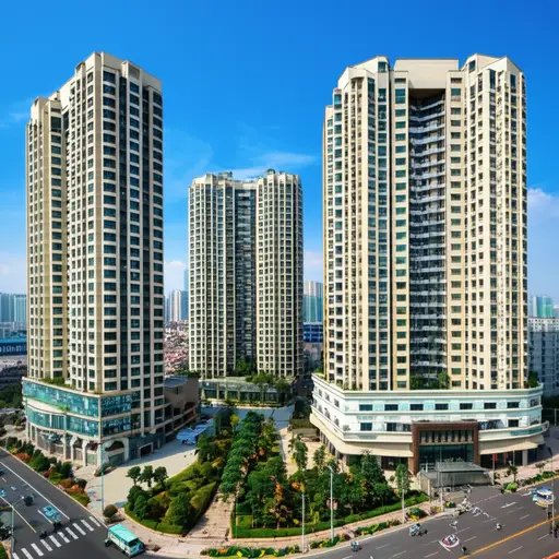 我们住在城市的南边。