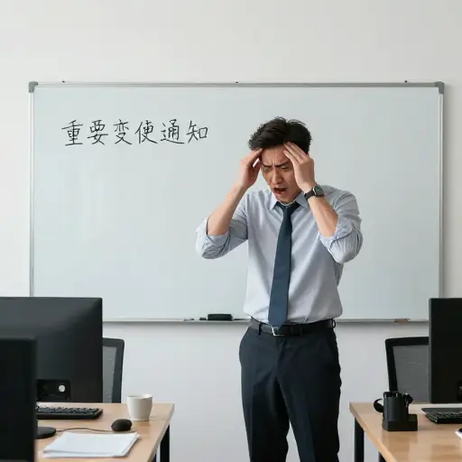 他本应通知团队任何变更，但他忘了。