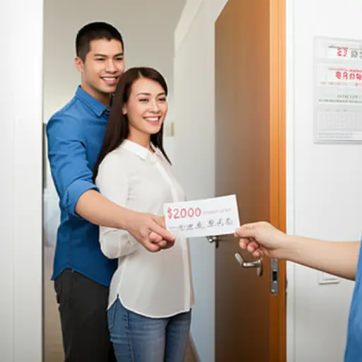 他们每月支付2000美元的房租。