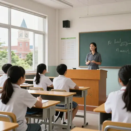 铃声响起，课堂同时开始。
