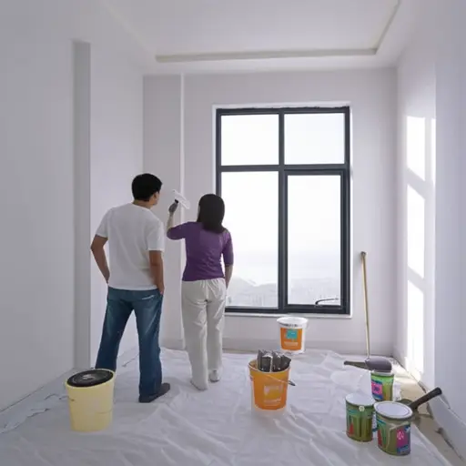 他们去年做了一些家居改造。