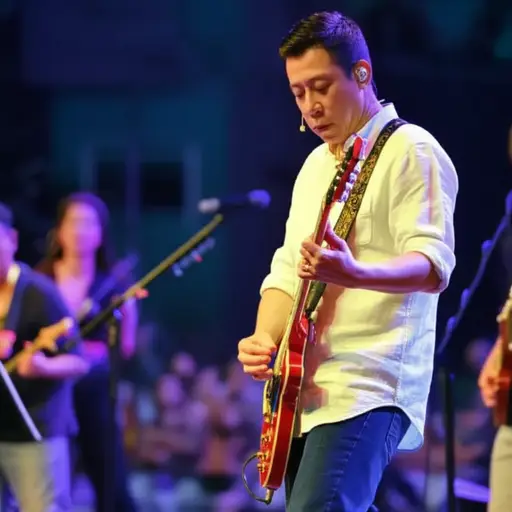 乐队的主吉他手非常出色。