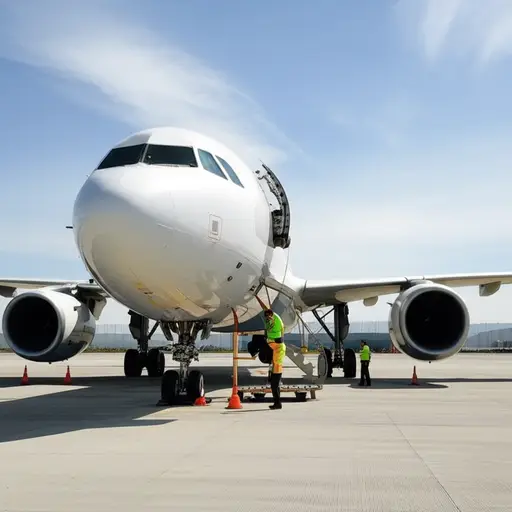 机组人员关闭了飞机的右引擎。