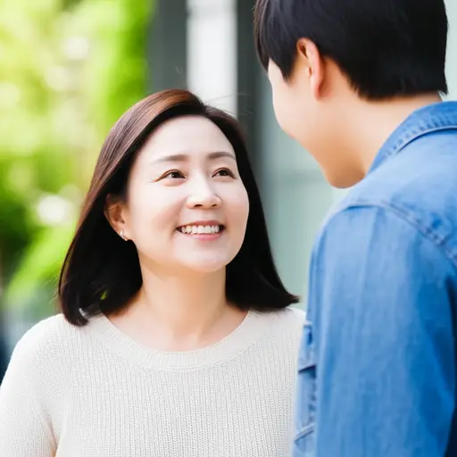 她比他年长不少。