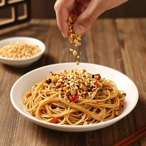 你要不要撒点花生碎在上面？