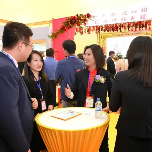 我在活动中遇到了一群友好的人。