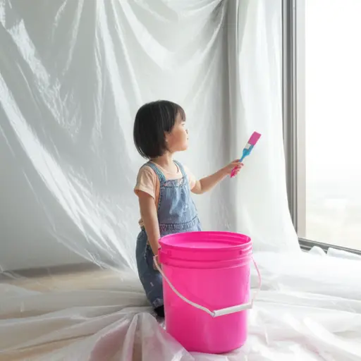 她想把她的房间漆成粉色，因为它令人愉快。