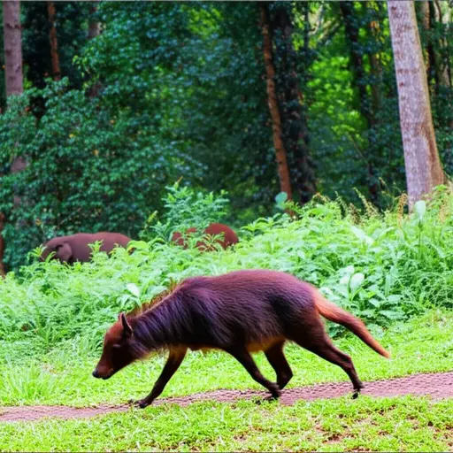 我认为动物，就像人类一样，只能生活在它们的自然栖息地。