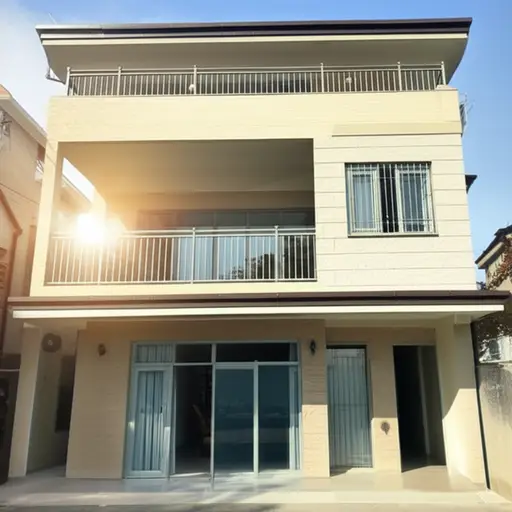 我的房间在二楼，窗户朝南。