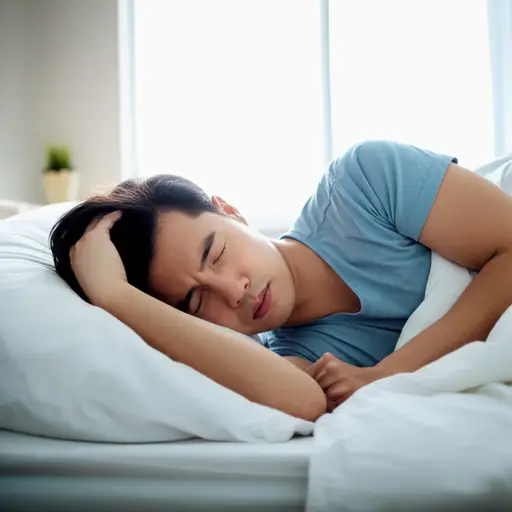 我醒来时头痛。