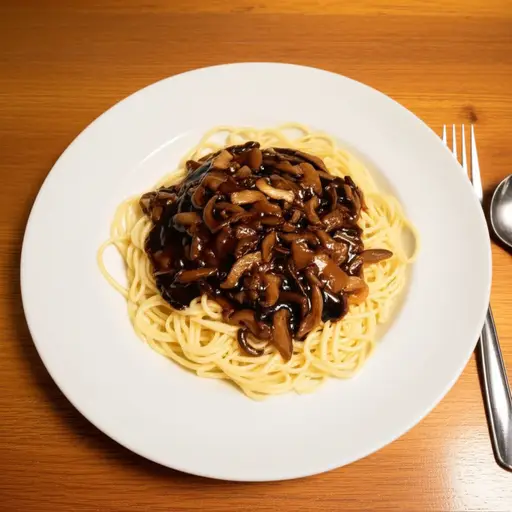 今晚我打算做一份意大利面配蘑菇奶油酱。