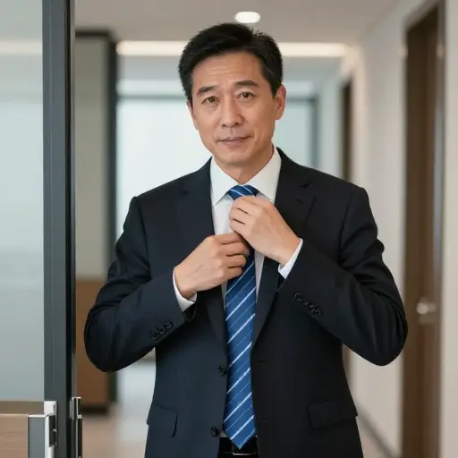 我爸爸每天上班都系领带。