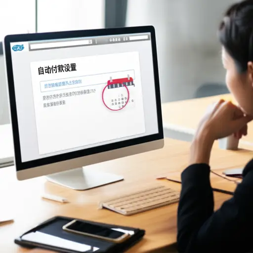 你可以设置自动付款，每月从你的账户中扣款。