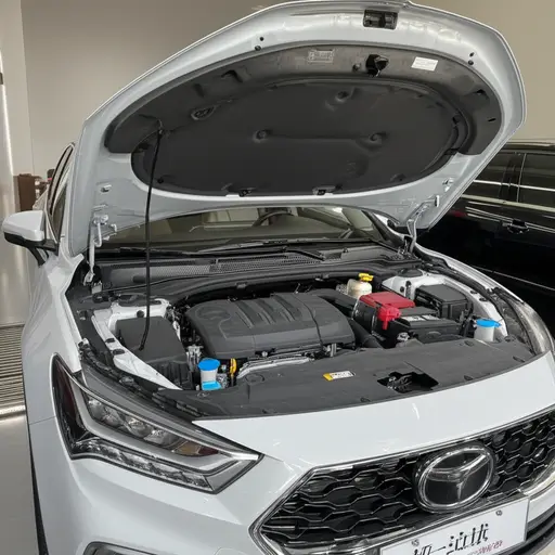 这辆车有一个非常强大的引擎。