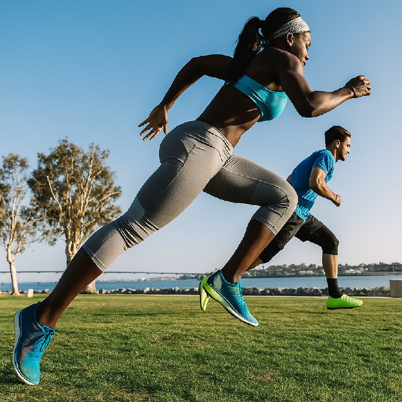 强壮的臀肌能帮助你跑得更快。