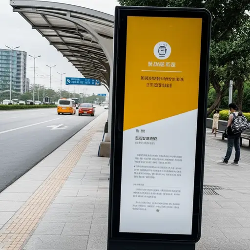 我还在等公交车。