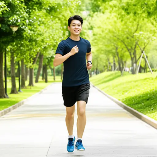 我跑步只是为了好玩。