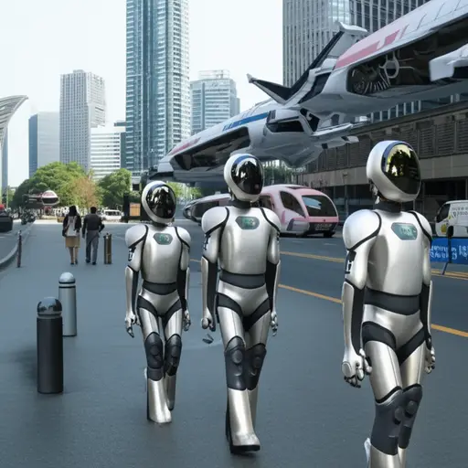 我认为未来也会有机器人。