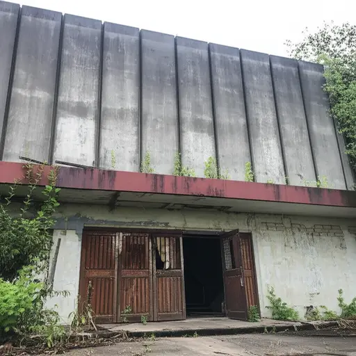 这个电影院不再使用了。