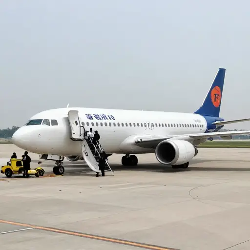 我们乘坐廉价航空公司以省钱。
