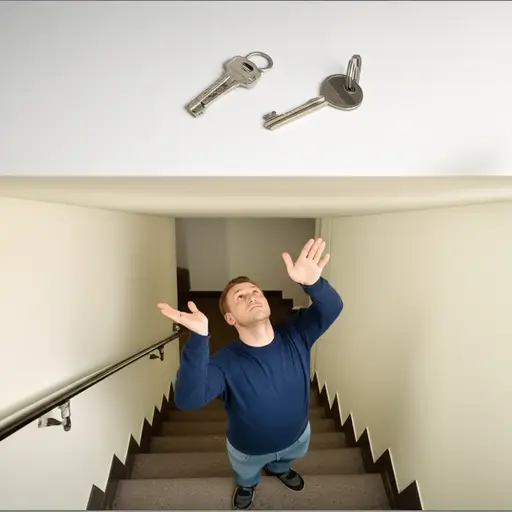 你能帮我把钥匙从楼上拿下来吗？